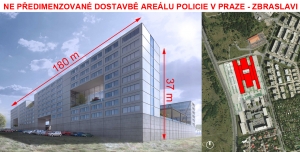 NE předimenzované dostavbě areálu policie v Praze – Zbraslavi